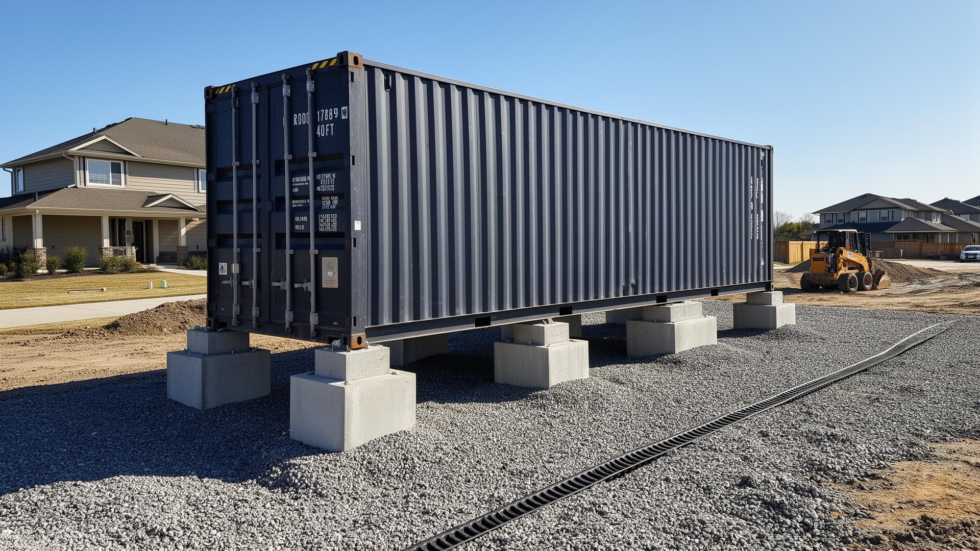 Shipping Container Foundation Types Explained